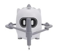 Garsent Robot da Disegno per Bambini con 100 Carte di Parole, Robot da Disegno Educativo Apprendimento Interattivo della Pittura, da Interattivo con 12 Pennarelli Colorati (WHITE)