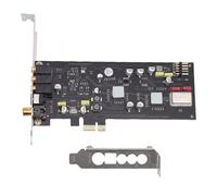 Garsent Scheda Audio PCIe, Scheda Audio Interna con Staffa a Basso Profilo, Adattatore HiFi PCI Express Coassiale in Fibra Ottica, Supporto per Chip SSS1700 16/24 Bit per