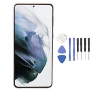Garsent Schermo di Ricambio per S21 Plus, LCD AMOLED con Cornice per S21+ 5G, SM-G996B, Versione Internazionale UE, Display LCD da 6,7 Touch Digitizer Assembly con