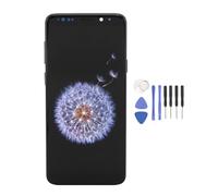 Garsent Schermo di Ricambio per S9 Plus, Gruppo Schermo AMOLED per S9+ Display LCD per S9 Plus G9650 G965F G965U, 6,2 Pollici con Schermo Touch Digitizer Frame (Black)