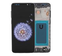 Garsent Schermo di Ricambio per S9 Plus, Gruppo Schermo AMOLED per S9+ Display LCD per S9 Plus G9650 G965F G965U, 6,2 Pollici con Schermo Touch Digitizer Frame (Grigio