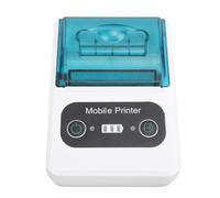 Garsent Stampante per Ricevuta Termica Bluetooth 58 Mm, Stampante Bill Ticket POS per Fattura Tascabile Android per Piccole Imprese, Compatibile con Android (bianco verde)