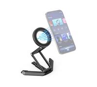 Garsent Stand per Treppiede del Telefono Magnetico, Trippiedi Monte Pieghevole, Bastoncino di Selfie a Treppiede Magnetico, Mini Treppiedi Cellulari Monte Managliere Banco di Smartphone