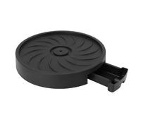 Garsent Supporto per Piante su Ruote con 4 Ruote, Carrello per Fioriera Mobile in Plastica Resistente per Piante in Vaso da Interno Ed Esterno, Sottovaso di Drenaggio Rimovibile e Facile Mobilità