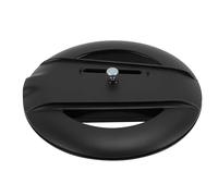 Garsent Supporto Verticale per Console Sottile, Antiscivolo, Salvaspazio, Supporto Base per Console di Gioco con Vite, Base di Supporto per Console di Gioco Sostitutiva, Stabile, (Black)