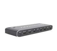 Garsent switches Kvm HDMI, 2 Monitor 2 Computer, 4K@30Hz, switches da 3,0 Kvm USB per 2 Computer Che Condividono il Monitor della Tastiera Tastierta della Tastiera Stampante, con
