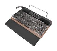 Garsent Tastiera Meccanica, Tastiere per Computer Bluetooth 5.0 con 84 Switch Blu Chiave, Tastiera Rotonda Punk, Retroilluminazione RGB, Tastiera Meccanica da Scrivere retrò per Laptop