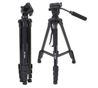 Garsent Tripode della Fotocamera, Treppiede e Monopode della Fotocamera in Alluminio Professionale 64.96in, Supporto da Viaggio Leggero Regolabile, Supporto per Fotocamera in Testa con