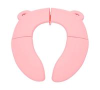 Garsent Vasino Pieghevole per Bambini Piccoli, Vasino da Viaggio Portatile con Borsa per il Trasporto, Compatto Si Adatta Alla Maggior Parte dei WC, Design Antiscivolo, Leggero per gli Viaggi (PINK)