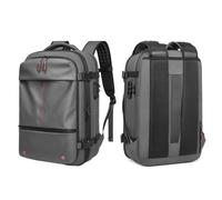 Garsent Zackpack da 25 Libbre a 60 Litri a Compressione a Vuoto, Zaino da Viaggio per Pioggia Espandibile con Vano per Laptop da 17 Pollici, Borsa da Viaggio a Prova di Acqua per Affari (Grey)