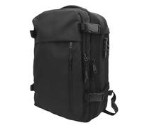 Garsent Zaino per Aspirapolvere da Viaggio 36-55L con Compartimento per Laptop per Laptop da 16 Pollici, Zaino per Compressione Commerciale a Prova (BLACK)