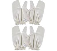 Garshana Gloves Raw Silk Massage Gloves Ayurvedic Massage,Exfoliating Bath Massages Scrubbing Glove,Dry Brushing Glove for Body for Men and Women,Can Be Used on The Whole Body (2Pair)