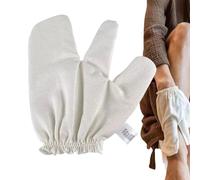 Garshana Gloves Seta cruda | Garshana Glove esfoliante per il corpo | Spazzola asciutta ayurvedica spazzola per il corpo guanti di drenaggio linfatico | Glove di massaggio ayurvedico disintossicazione