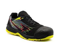 GARSPORT Jocker 1 S1P, Scarpa Antinfortunistica Uomo, Nero/Giallo Fluo, 41 EU