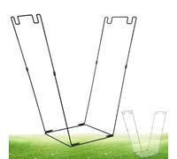 Garten-Müllbeutelhalter, Metall-Müllbeutelhalters, Müllbeutelhalteres - aus robustem Eisen, große Kapazität, passend verschiedene Beutelgrößen, ideal zum Sammeln von Laub und Gartenabfällen im Freien