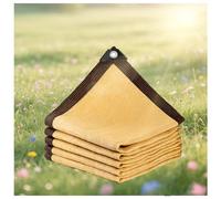 Garten - Rete ombreggiante all'85%, per pergola, patio, cortile, serra, piante da fiori, per esterni, con occhielli, 5 x 7 m (beige, 5 x 7 m)