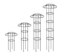 Garten-Schirmspalier - PP-beschichtetes Eisen 70-160cm | Kletterpflanzen-Rankhilfe Mit Rostfrei Konstruktion, Für Rosen, Clematis, Drachenfrucht, Gurken, Hortensien, Im Hinterhof, Terrasse