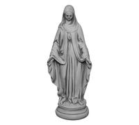 gartendekoparadies.de Madonna Giardino Pietra Figura H 43 cm 5 kg Grigio Ghiaccio Antigelo per Esterni