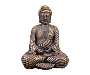 gartendekoparadies.de Massive grande pietra di colore Buddha esclusivamente fatta guardie del tempio di ghisa pietra frostfest