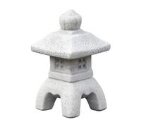 gartendekoparadies.de Oki-Gata - Lanterna in pietra giapponese, altezza 30 cm, 7 kg, colore: Grigio