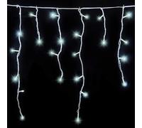 GARTENPIRAT 480 LED 12m Tenda luminosa a cascata Luci Natale bianco freddo interno/esterno