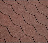 Gartenpirat Tegole bituminose a coda di castoro rosse 2 m² Tegole per casette da giardino, ripostigli, gazebo e tettoie