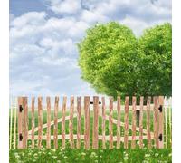 Gartentor Legno Kit Porta Giardino Recinzione Cantiere Staketenzaun