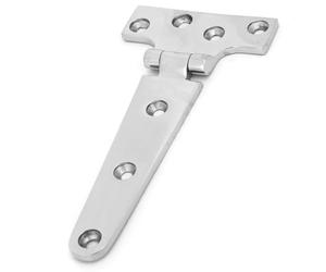 Gartentor Scharnier Cerniera Tipo T in Acciaio Inossidabile Addensato Accessori per Cancelli per Porte di Casa 151 * 75 * 4.5Mm Acciaio Inossidabile 316 Charniere Porte Lourde