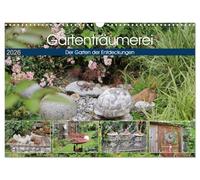 Gartenträumerei (Wandkalender 2026 DIN A3 quer), CALVENDO Monatskalender: Ein Garten zum entspannen