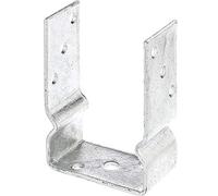 Gartenwelt Riegelsberger Supporto per pali a U Basic, 101 mm, in acciaio zincato a caldo, per pali 100 x 100 mm