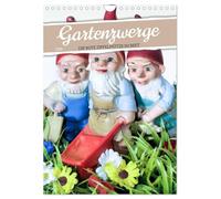 Gartenzwerge: Die rote Zipfelmütze im Beet (Wandkalender 2026 DIN A4 hoch), CALVENDO Monatskalender: Die Helferlein im Garten aus Ton: Gartenzwerge