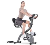 GartistGo Cyclette 3 in 1 con app, ciclo pieghevole per interni con disco a torsione, display digitale e resistenza magnetica a 10 livelli