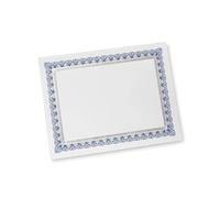 Gartner Studios Carta per certificati, bianca con bordo in lamina ornata blu e argento, 36,3 kg 21,6 x 27,9 cm, 15 pezzi