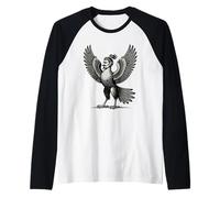 Garuda Guardiano del Cielo e della Mente Maglia con Maniche Raglan