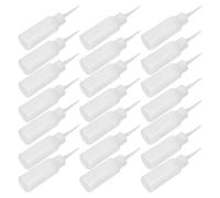 GARVALON 100 Flaconi Erogatori con Punta a Spillo Fine in Plastica Trasparente Flaconi Applicatori per Colla Liquida con Erogazione Precisa e Uniforme per Progetti di Fai-da-Te e