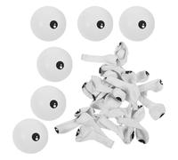 GARVALON 100 Palloncini in Lattice a Forma di Occhio 5 Pollici Decorazioni per Feste Tematiche Palloncini Grandi Bianchi per Compleanni e Eventi Effetto Decorativo Spettacolare