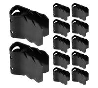 GARVALON 100 Pezzi Clip a U in Ferro per Parafango Auto Kit Fissaggio Paraspruzzi e Paraurti Dispositivo di Montaggio Rapido per Accessori Carrozzeria Protezione Esterna Veicolo e