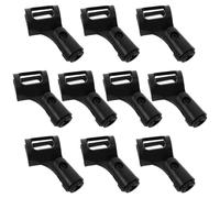 GARVALON 10pezzi Clip per Microfono in Supporto Attacco Filettato Regolabile Montaggio Stabile per Scrivania o Tavolo Adatto per Podcast Ufficio e Eventi