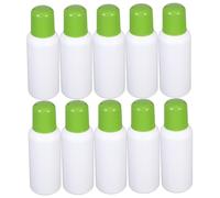 GARVALON 10pezzi Flaconi con Applicatore in Spugna Contenitore di Plastica Ricaricabile da Dispenser per Liquidi Medicinali o Oli Essenziali