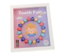 GARVALON 1set Scatola Porta Denti Per Ragazzo Ragazza Leggera Organizer Sicuro Per Denti Da Latte Per Compleanni e Festività Contenitore Per Ricordi Preziosi Infanzia