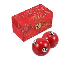 GARVALON 2 Palline Per Esercizi Manuali Dispositivi Di Rafforzamento Manuale Per Massaggio Strumenti Di Terapia Manuale Piccole Palline Liscie Per Fitness E Relax