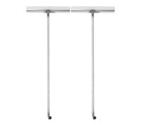 GARVALON 2 pezzi Gancio per Tombino in Acciaio Inossidabile Sollevatore Manutenzione Chiusi e Porte Avvolgibili Strumento Portatile Robusto per Apertura Coperture Fognarie e Industriali