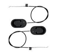 GARVALON 2 Pezzi Maniglia reclinabile in Alluminio con Cavo per sedute e divani Leva di Rilascio Resistente con Molla per Sostituzione Completa Accessorio Ricambio per complementi Salotto