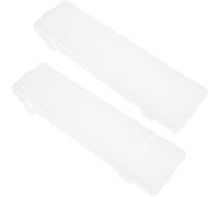 GARVALON 2 pezzi Scatola Trasparente Portaoggetti con Scomparti per Gioielli e Piccoli Utensili Organizer in Plastica Durevole per Casa e Ufficio Colore Casuale Colore Casuale