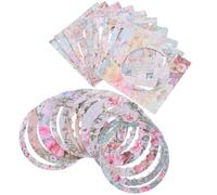 GARVALON 2 Set Carta Scrapbook Creativa Carta Decorativa per DIY e Artigianato con Finestra Intagliata per Album Fotografico e Progetti Fatti Mano