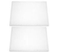 GARVALON 2 set Stencil Linea per Disegno e Calligrafia Trasparente in Plastica con Righello Spaziatura Modello Multiuso per Architettura Ingegneria e Disegni Tecnici