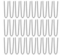 GARVALON 200 Pezzi Spilli a Forma di U per Fai da Te, Ganci in Ceramica Resistenti al Calore per Cottura, Accessori per Appendere Ornamenti in Ceramica e Creazione Gioielli, Strumenti