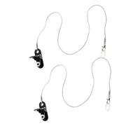 GARVALON 2pezzi Cordino Per Assistenti Auditivi Lanyard Per Anziani Design e Monaurale Clip Per