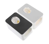 GARVALON 2pezzi Dispenser di Dentifricio Parete senza Dosatore Automatico Compatibile la Maggior Parte dei Dentifrici in Materiale Abs Alimentare Pulito e Sano