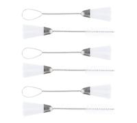 GARVALON 3 Pezzi Spazzole Pulizia Macchina da Cucire con Collo Stretto Doppia e Singola Punta per Tastiera e Parti Interne Maneggevoli e Resistenti